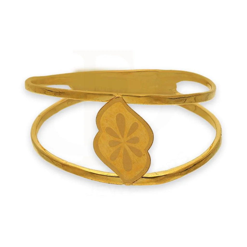 Trendy Gold Ring for Fashion-Gold Flower Ring 21KT - FKJRN21K2869