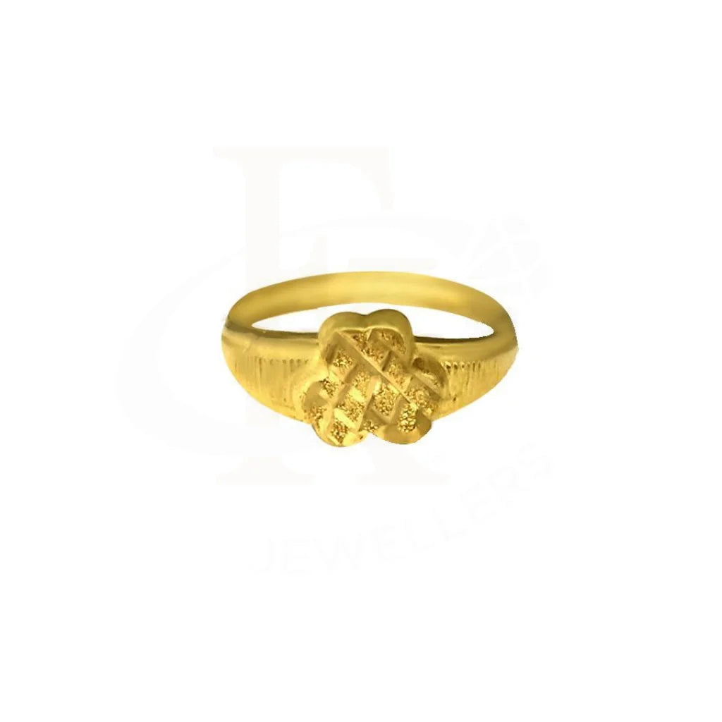 Designer Gold Ring for Engagement-Gold Ring 18KT - FKJRN1485