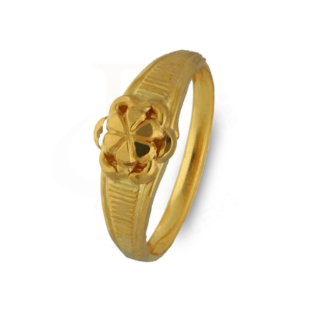 Gold Engagement Ring-Gold Flower Ring 18KT - FKJRN18K3306