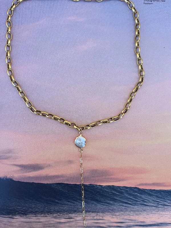 Classic Necklace for Women-Sunset at the Beach Necklace