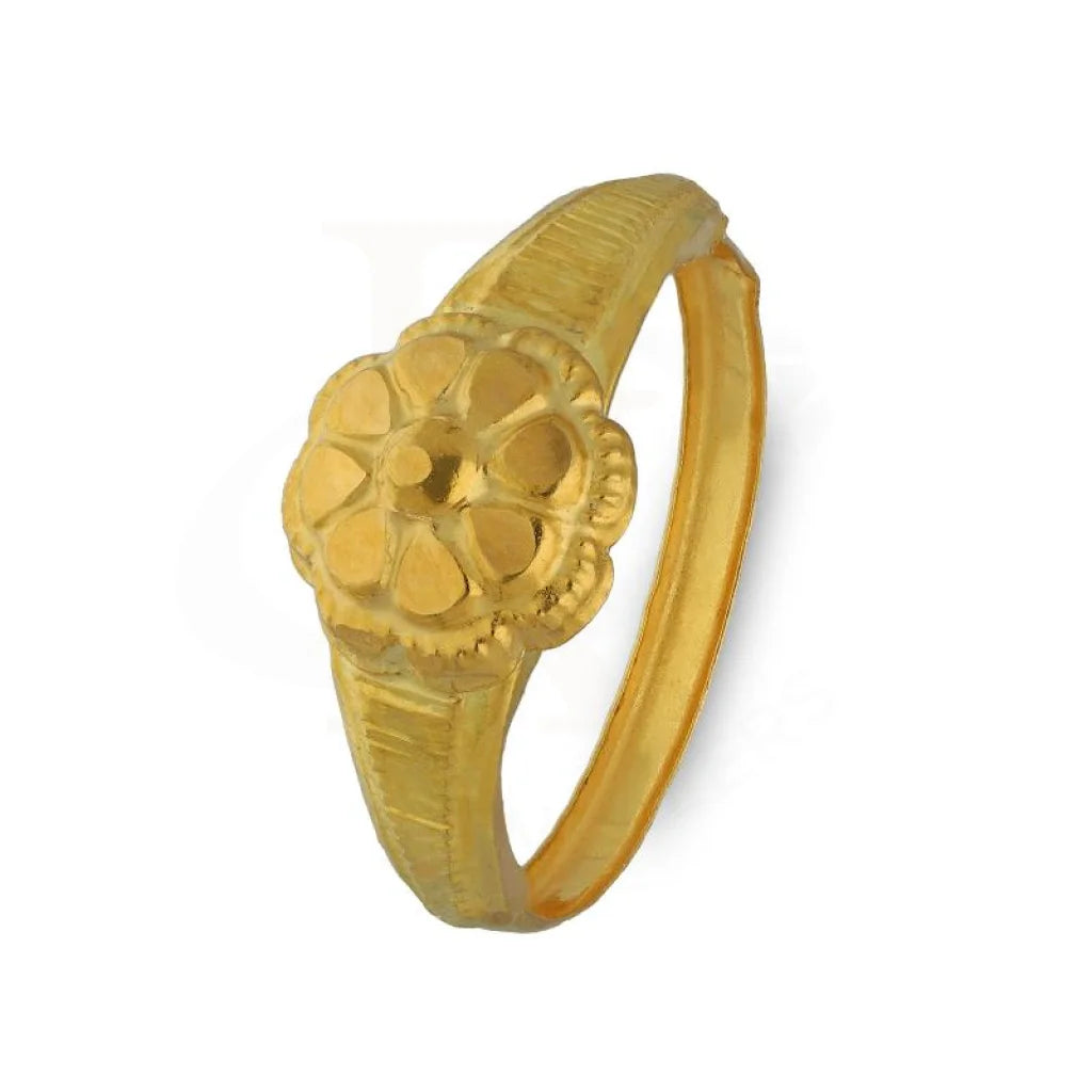 Birthstone Ring for Gifts-Gold Flower Ring 18KT - FKJRN18K3304