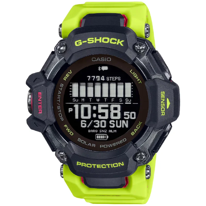 Women's Designer Watches for Fashion-G-Shock Move in Black & Yellow