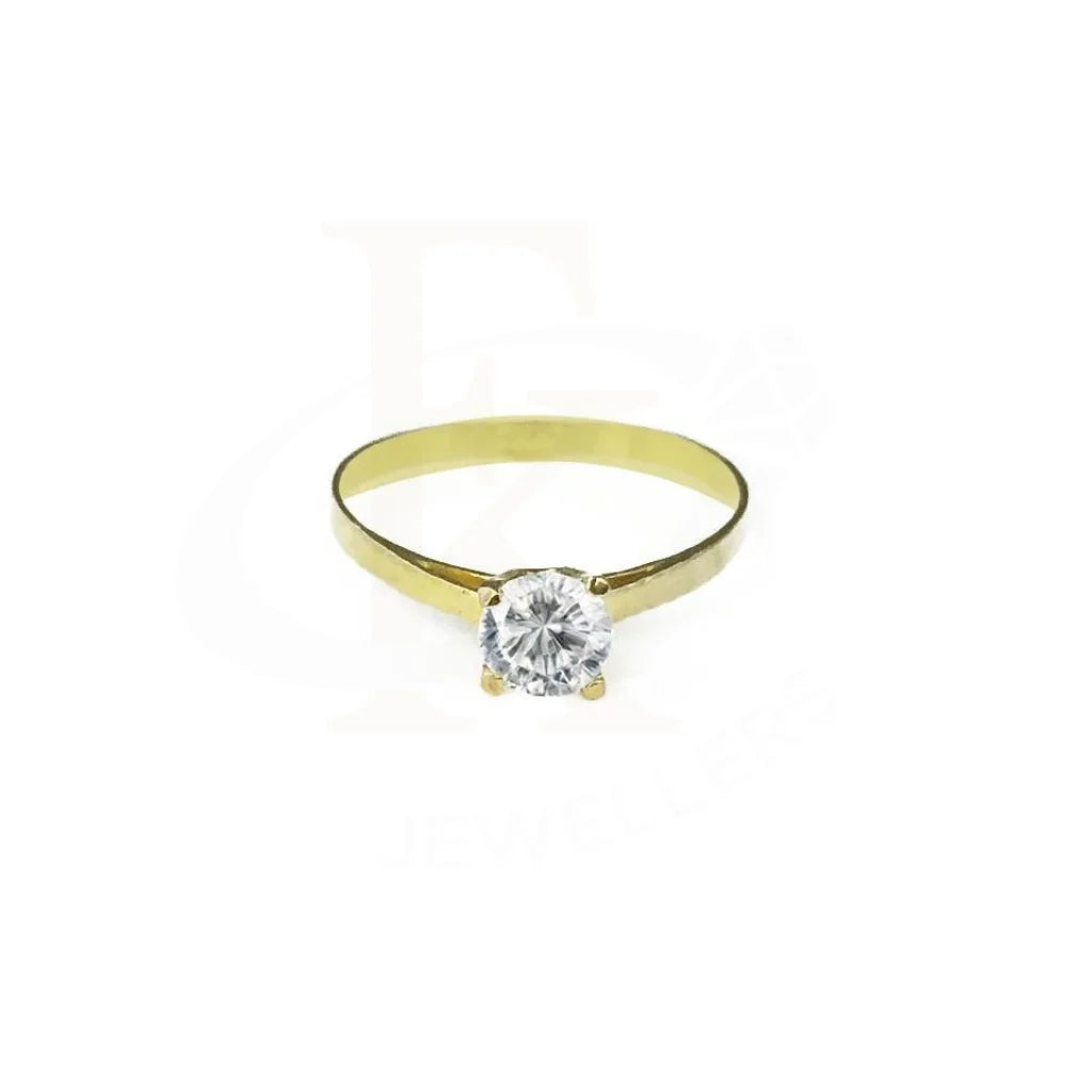 Beautiful Gemstone Engagement Ring-Gold Solitaire Ring 18KT - FKJRN1324