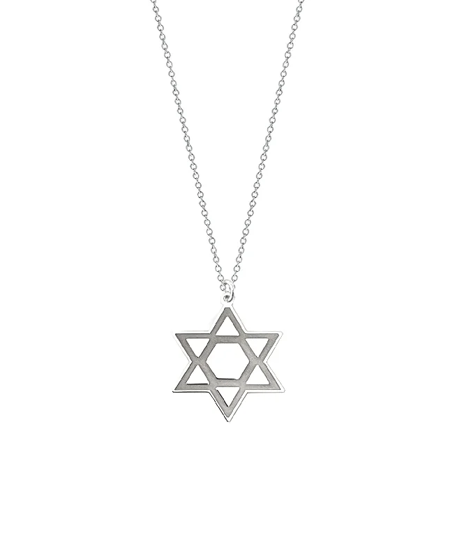 Fashion Necklace for Young Women-Star of One Magen David Necklace