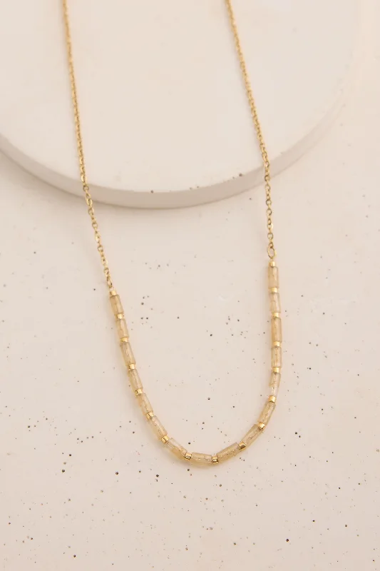 Cute Necklace for Gift Giving-Terra Necklace Gold