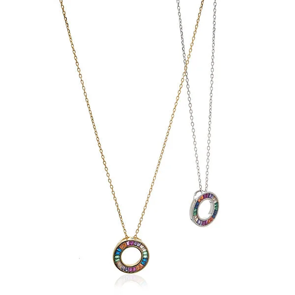 Luxury Necklace for Special Occasions-Open Sphere Necklace