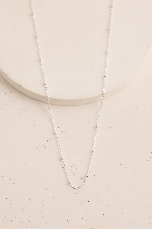 Customizable Necklace for Gifts-Dove Necklace Silver