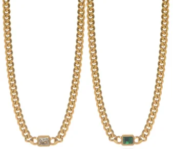 Large Crystal Necklace for Evening Wear-Duchess Necklace