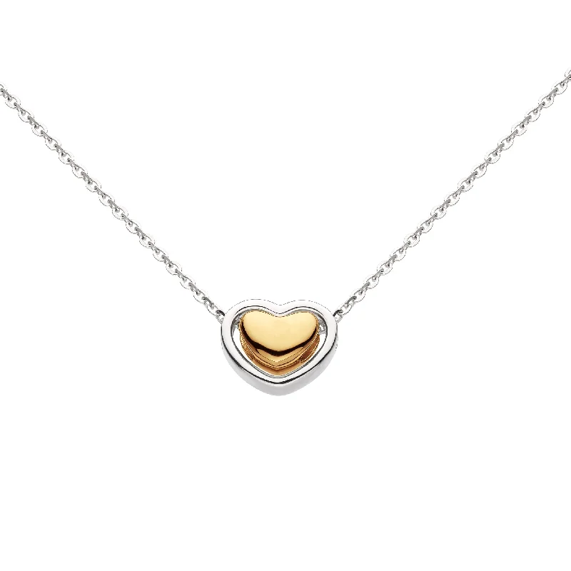 Gold Chain Necklace for Women-Kit Heath Silver Heart of Gold Necklace