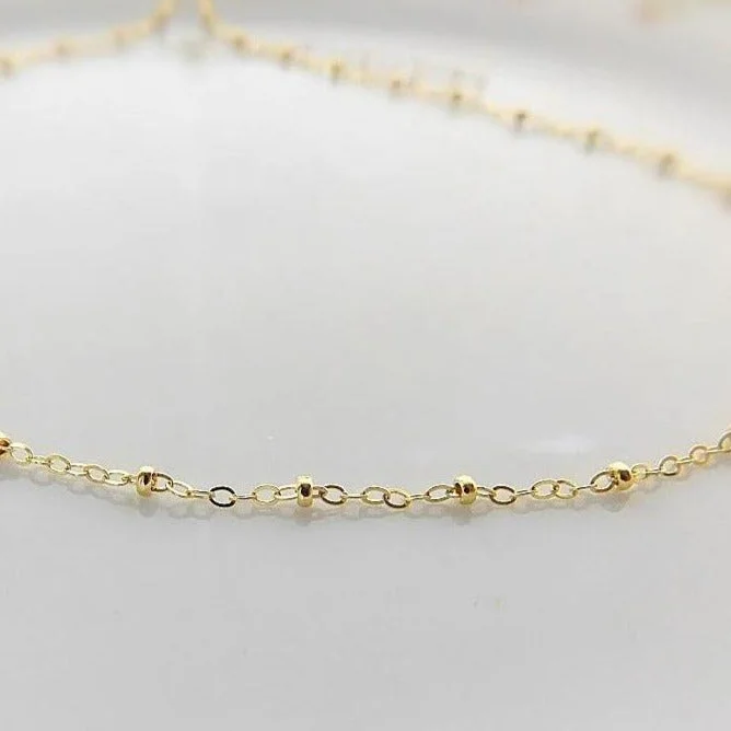 Sterling Silver Necklace for Formal Wear-Stella Choker Necklace