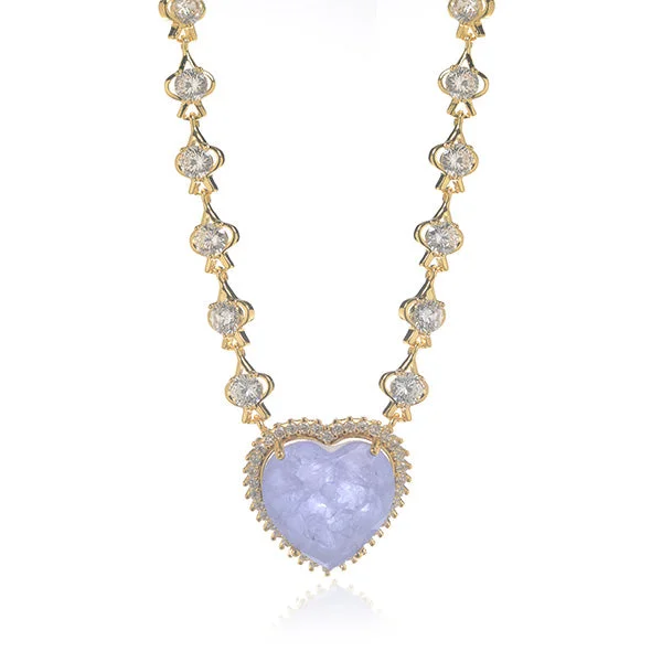 Beautiful Necklace for Evening Party-Corazon Necklace