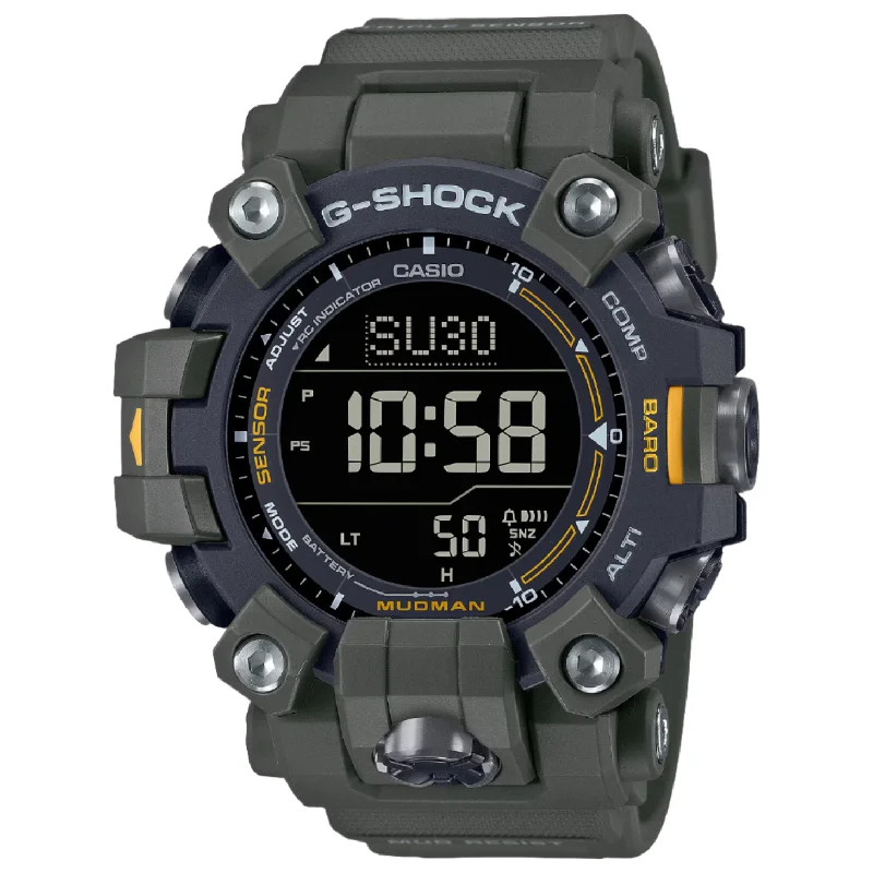 Best Fitness Watches for Tracking Running-G-Shock Master of G-Land Dark Green Mudman