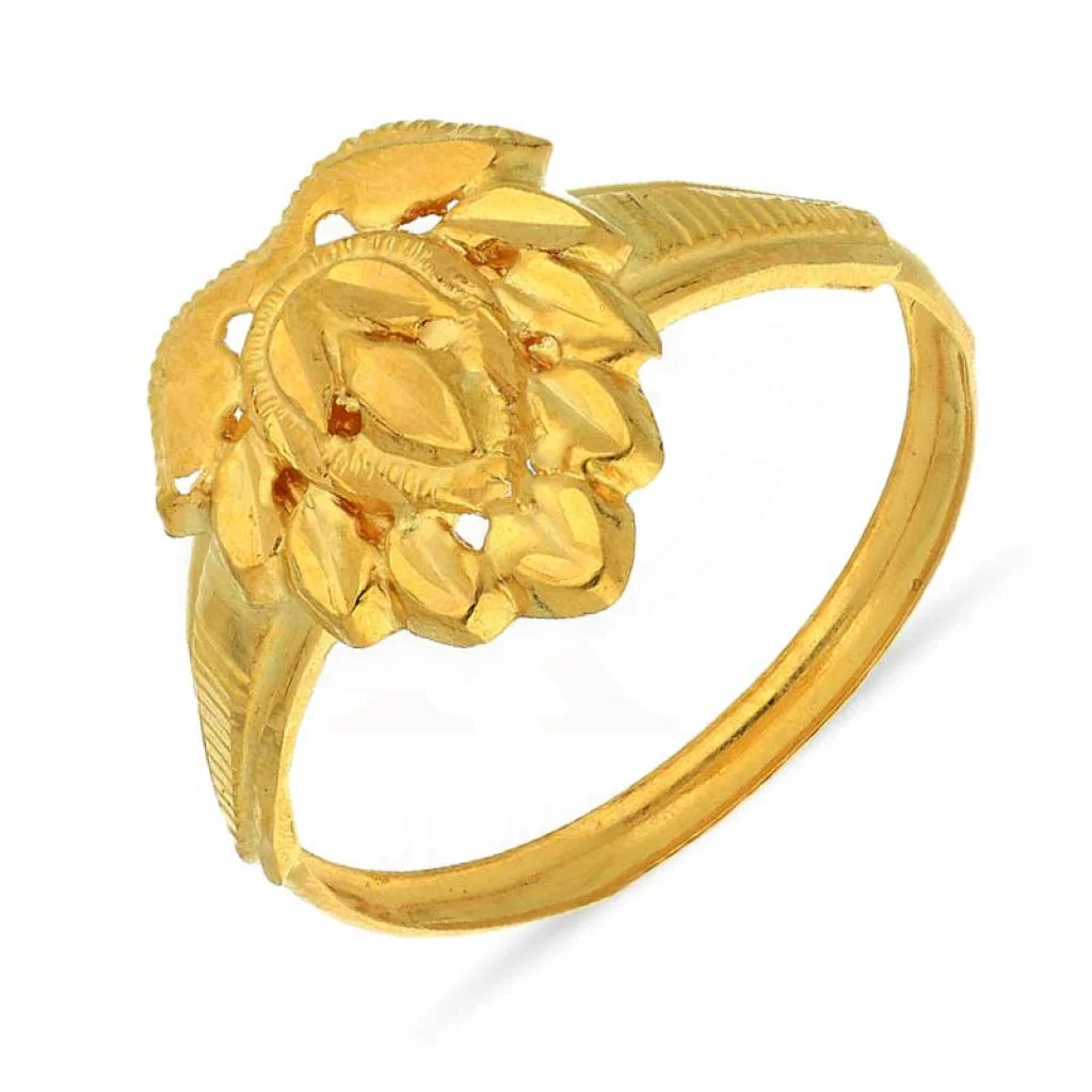 Simple Gold Band Ring-Gold Ring in 18KT - FKJRN18K2685