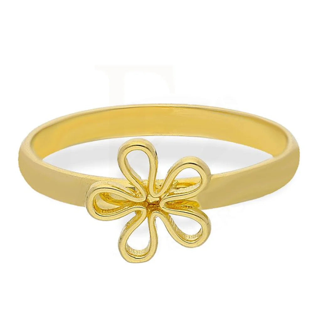 Unique Gemstone Ring-Gold Flower Ring 18KT - FKJRN18K3291