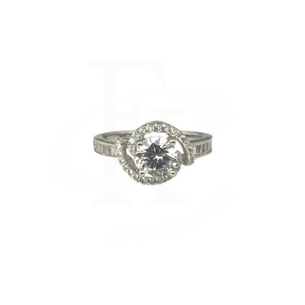 Classic Diamond Engagement Ring Set-Sterling Silver 925 Ring - FKJRN1531