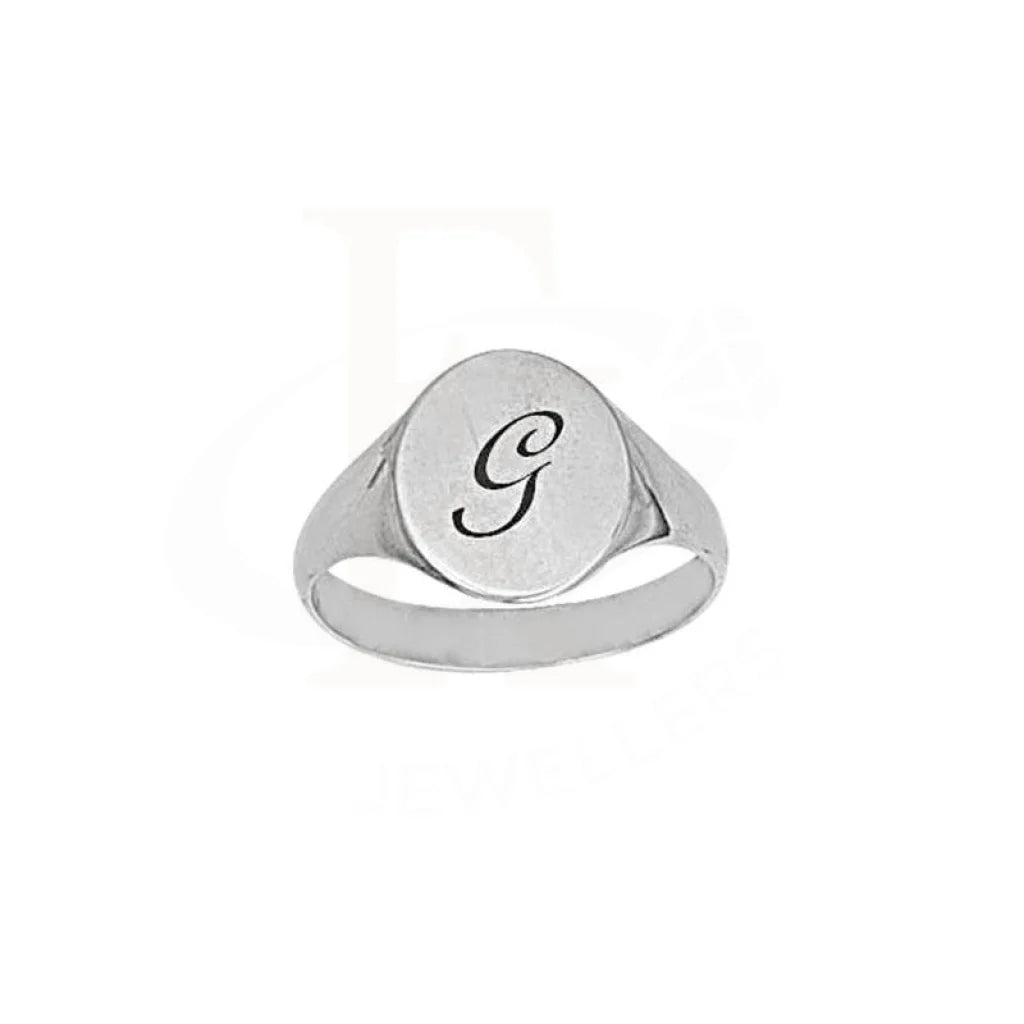 Wedding Ring with Custom Engraving-Silver 925 Letter Engraved Ring - FKJRN2055