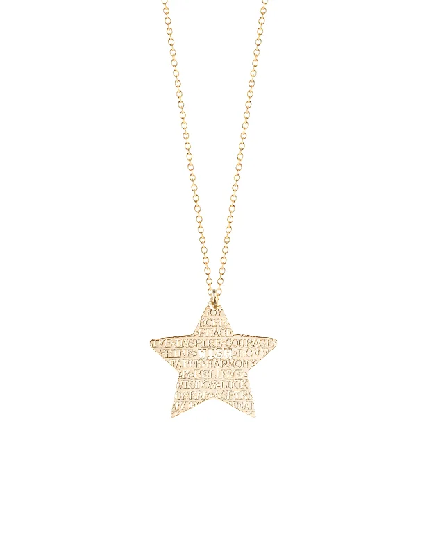 Cute Necklace for Teen Girls-Star Inspiration Necklace